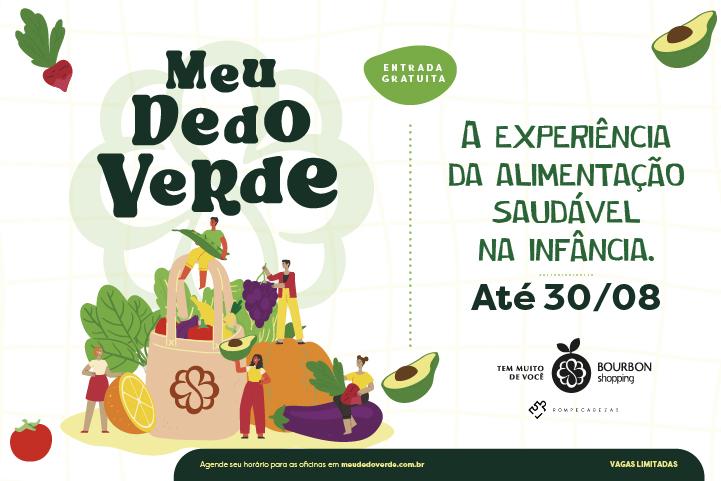 No Mall: Bourbon São Paulo recebe a experiência "Meu Dedo Verde"