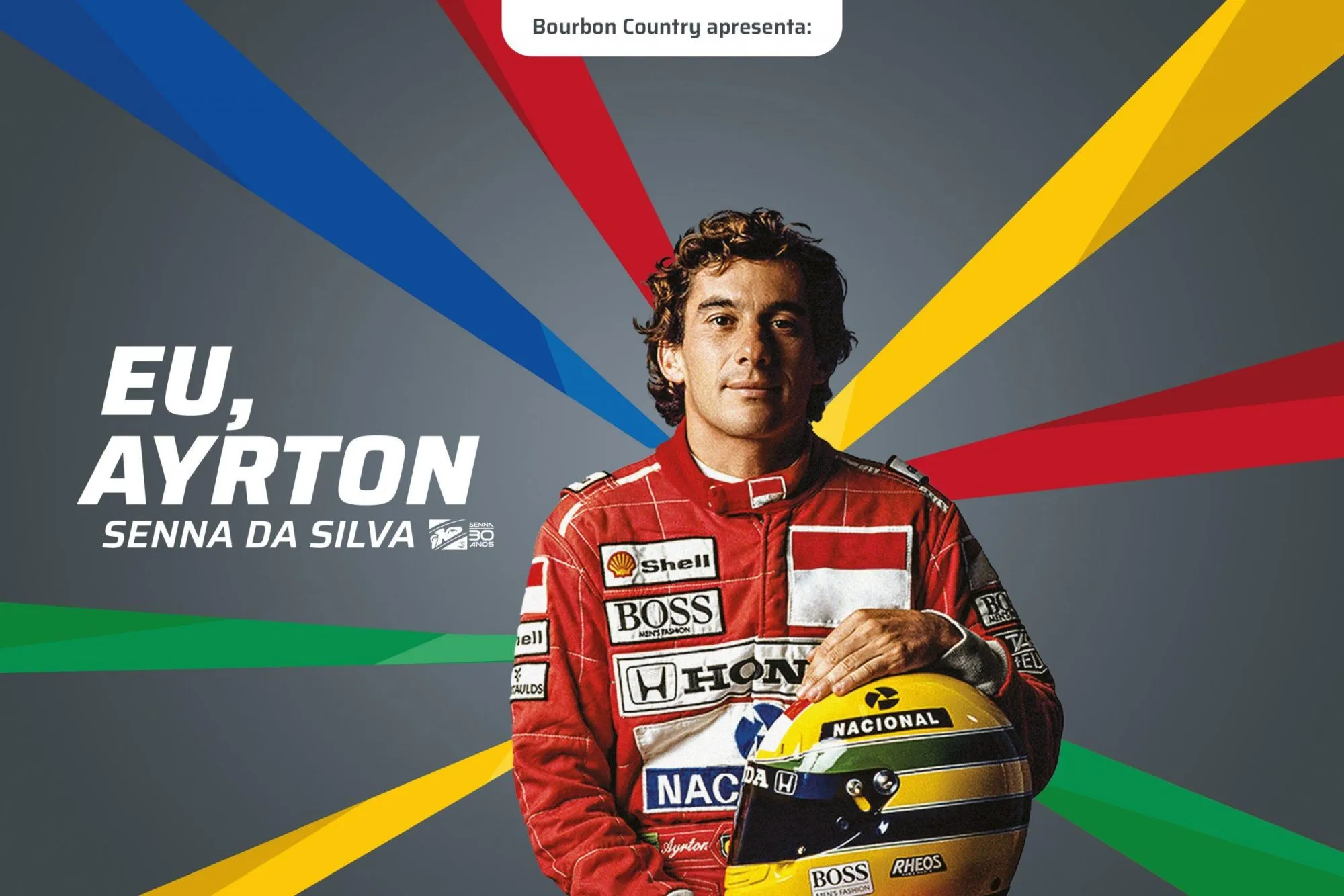No Mall: Bourbon Country recebe exposição "Eu, Ayrton Senna da Silva"
